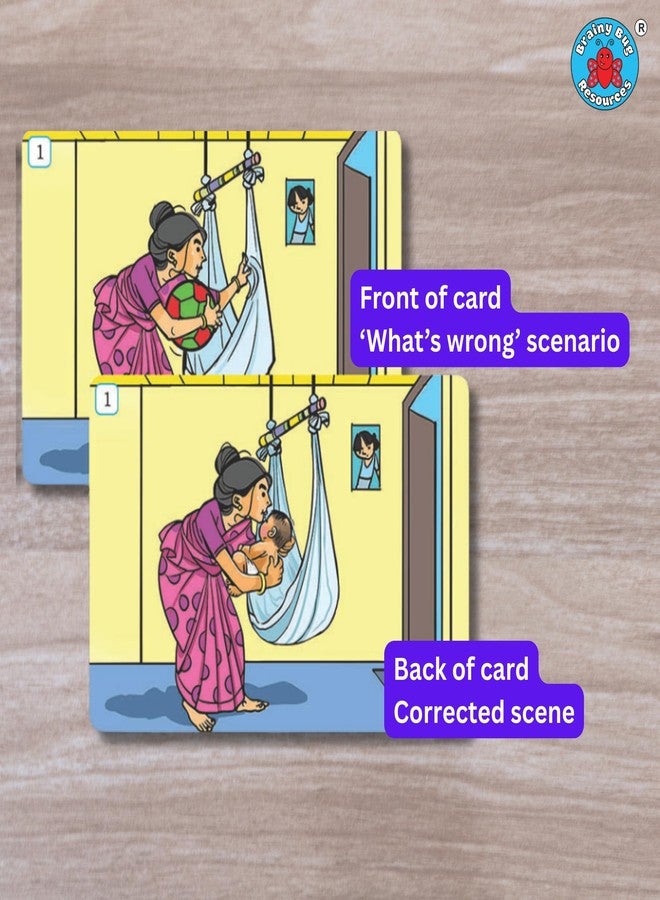 Brainy Bug Resources Verbal Reasoning - Advanced and Complex Language | Answer 'Why' and Explain 'What's Wrong' Flashcards | Special Needs and English as a Second Language - Image 4